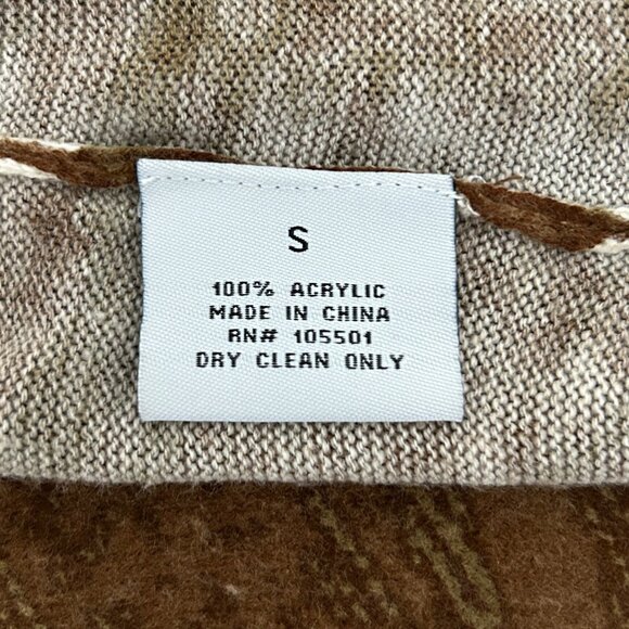 Double D Ranch Embroidered Native American Chief Western Cardigan Vest Duster S - Picture 14 of 15